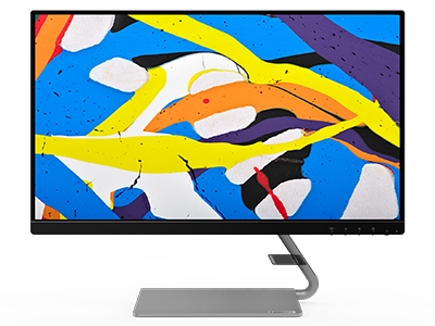 Monitor Full HD Lenovo Q24i-1L de 24" (60,96 cm) com Eyesafe (IPS, 75 Hz a 4 ms, HDMI VGA, FreeSync, colunas, inclinação)